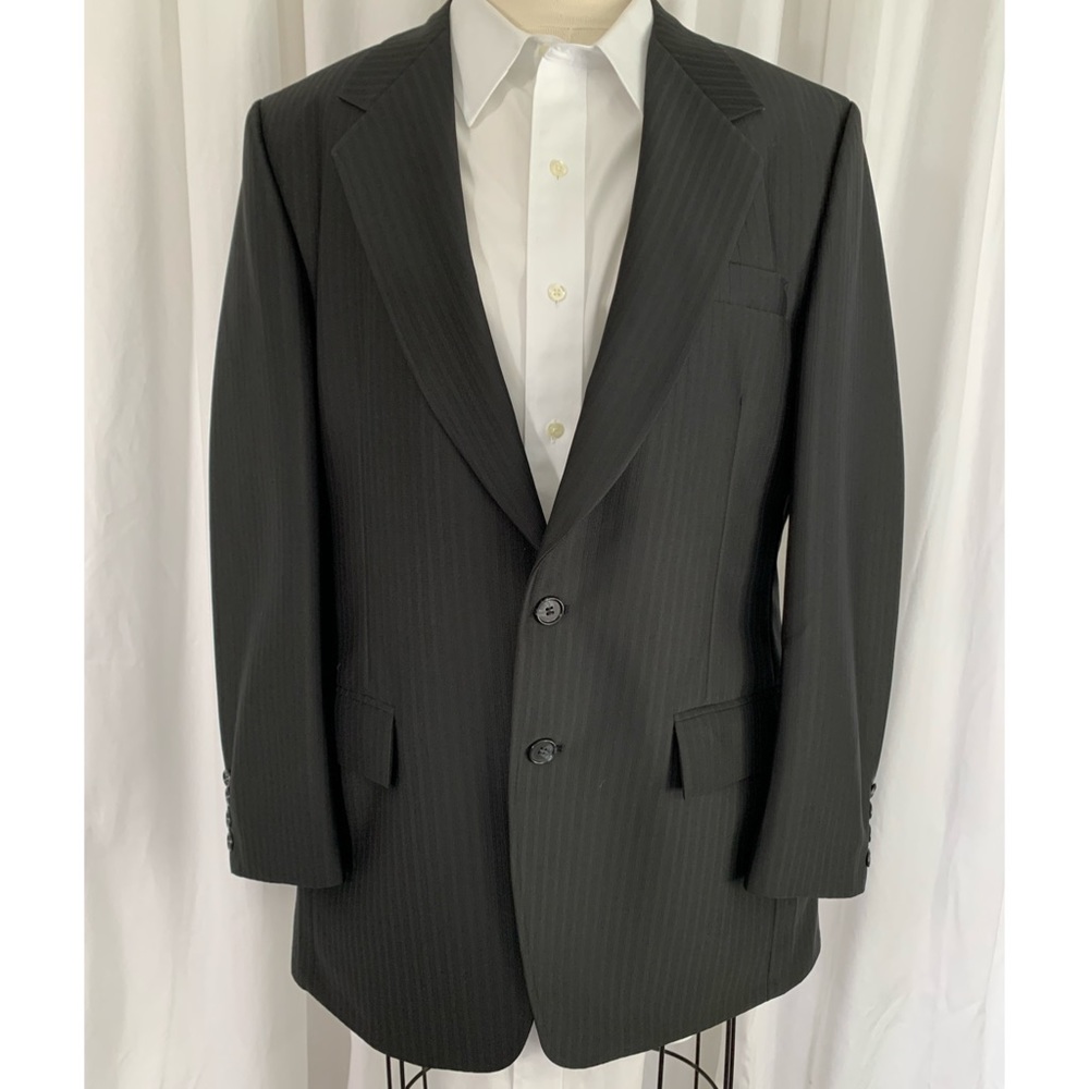 Saxony Hall Gray Striped Blazer